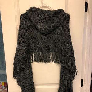 FREE PEOPLE HOODED SHALL